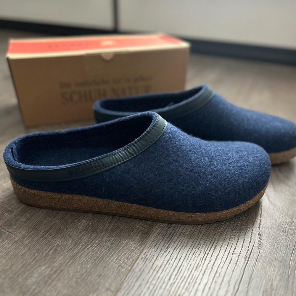 German Wool Slippers Loafers - New clog Slip On